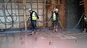 underfloor heating screed service